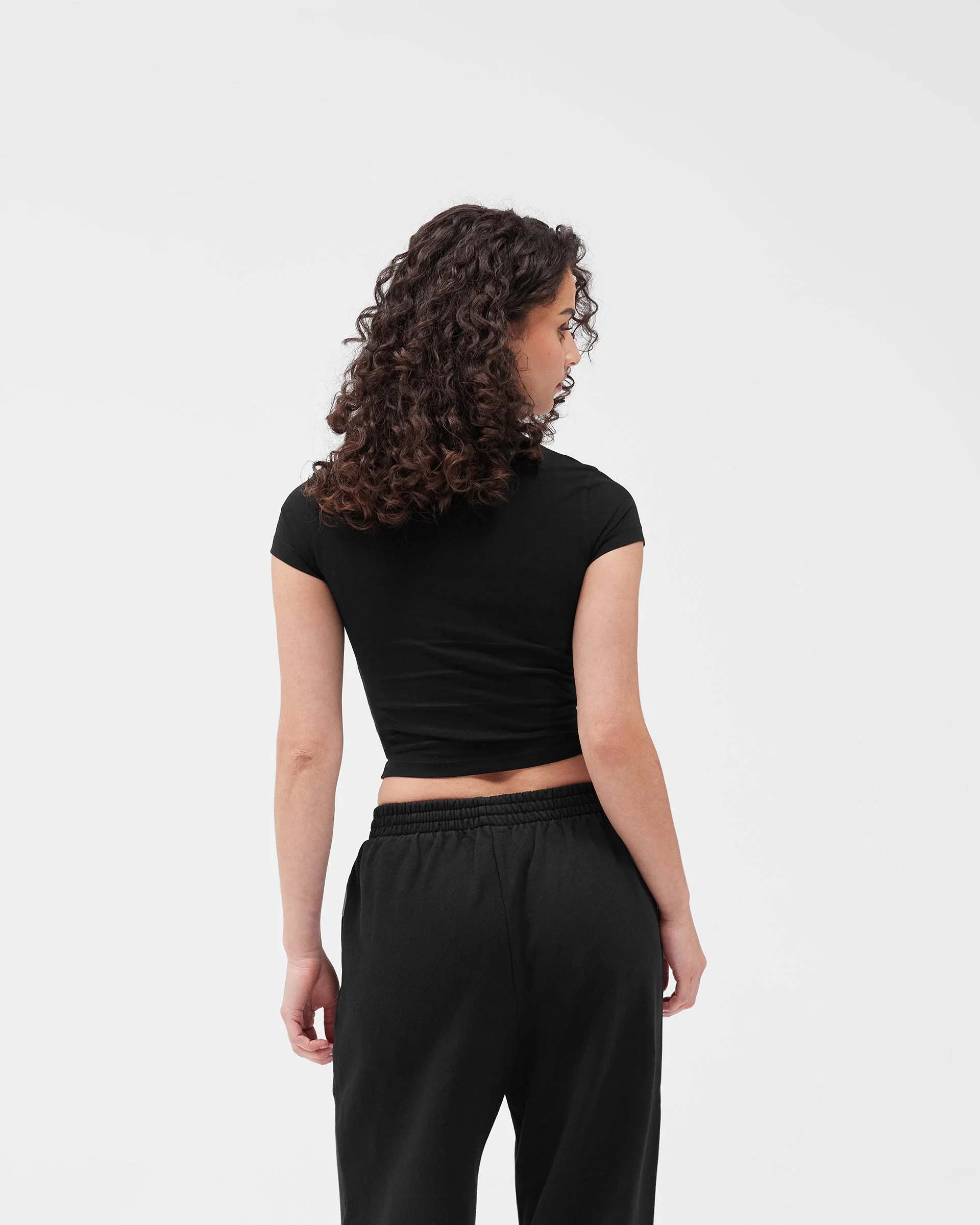 EngLAnd Baby Tee - Jet Black - Image 11