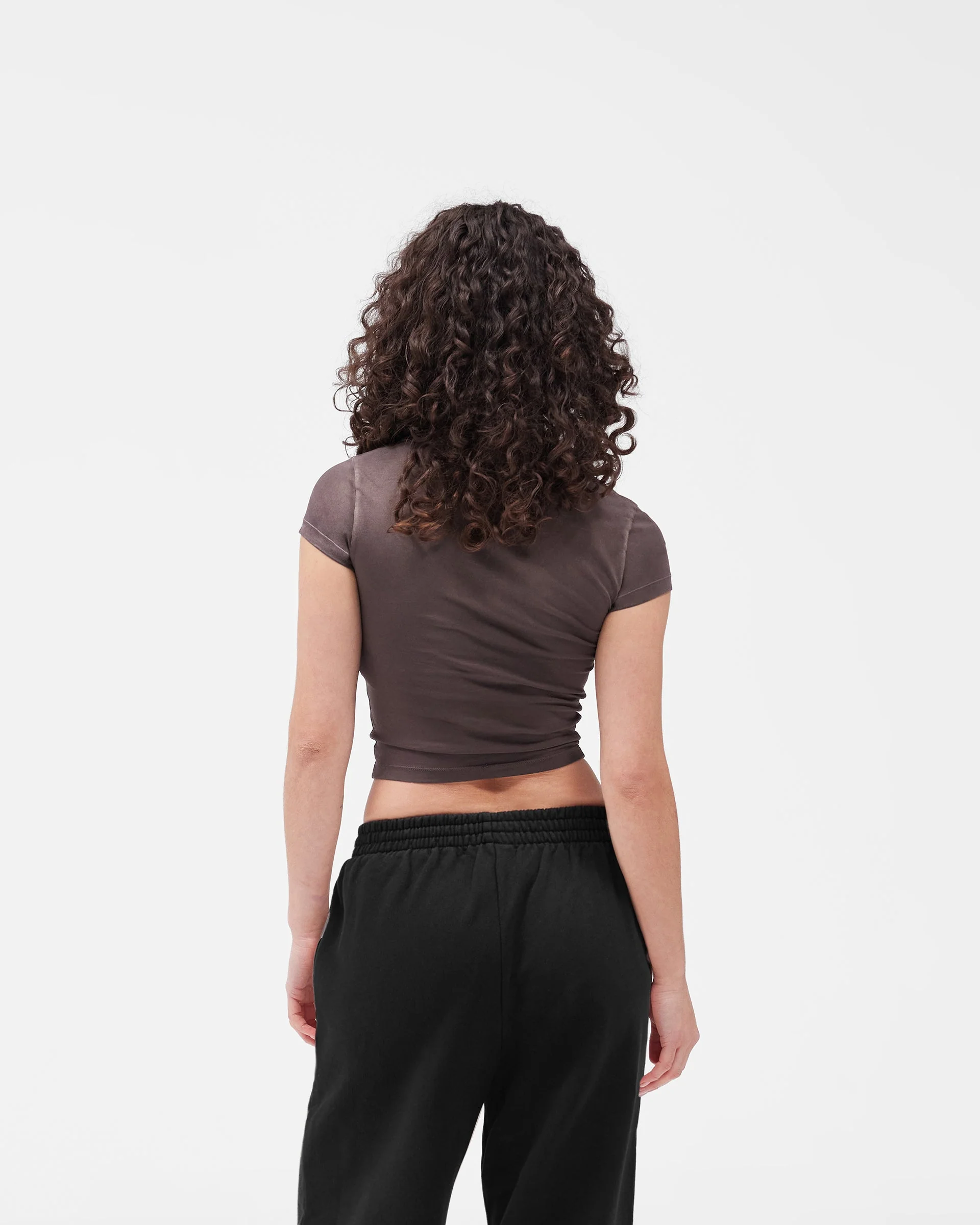 EngLAnd Baby Tee - Washed Brown - Image 7