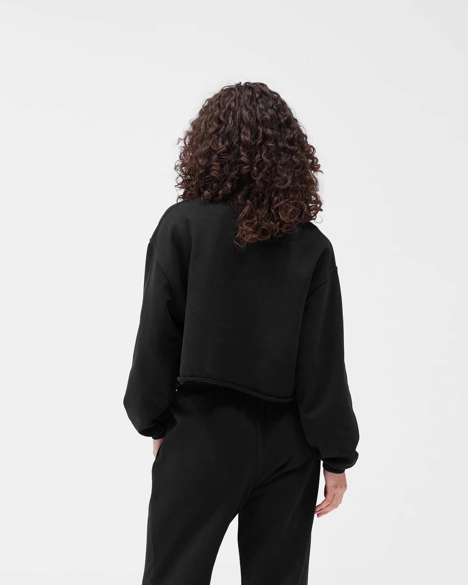EngLAnd Cropped Sweatshirt - Jet Black - Image 10