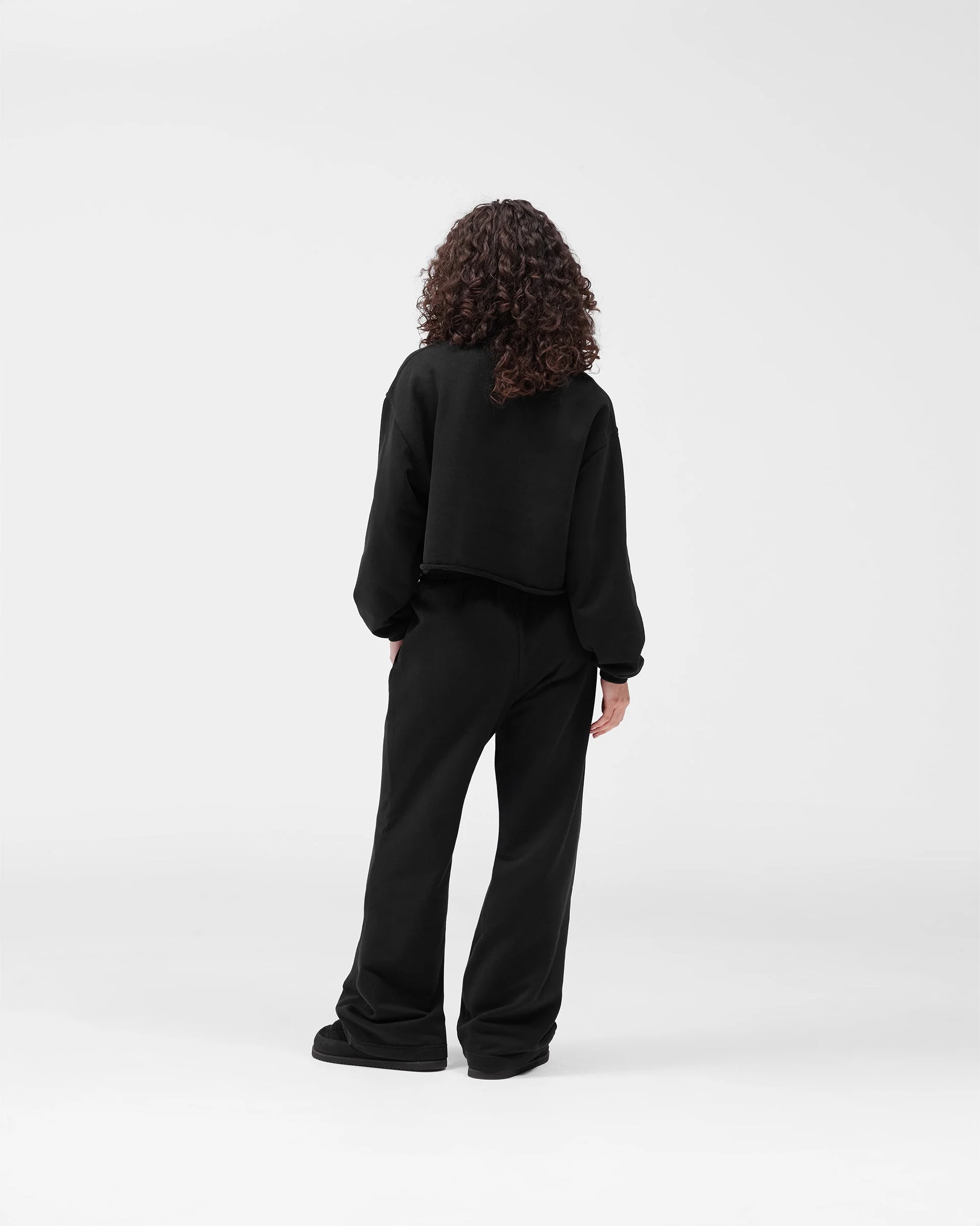 EngLAnd Cropped Sweatshirt - Jet Black - Image 5