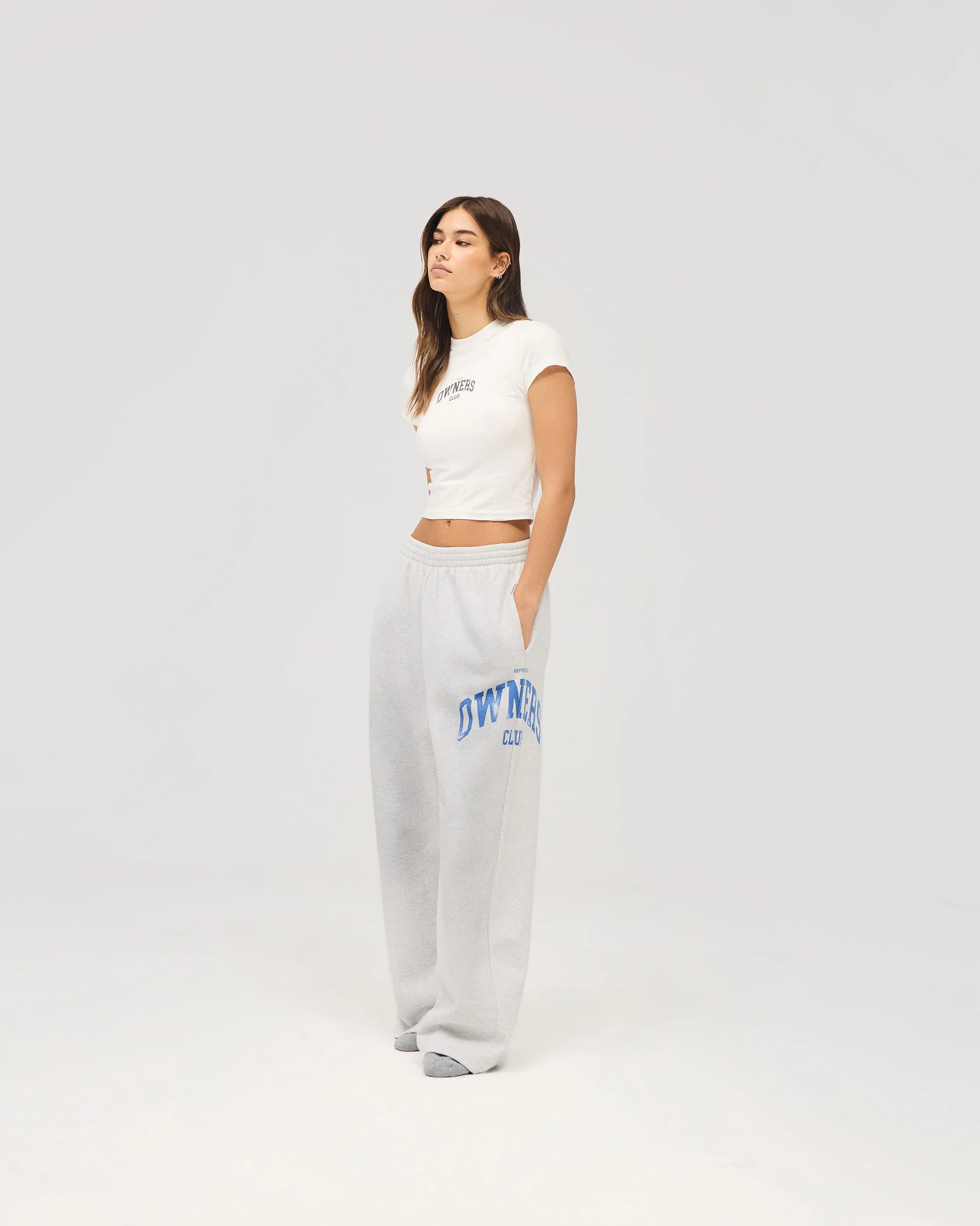 Represent Owners Club Baby Tee - Flat White - Image 4