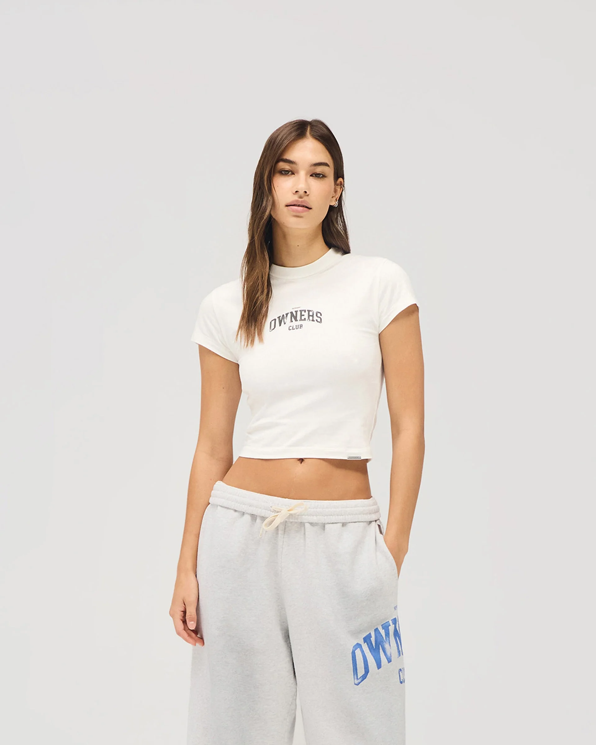 Represent Owners Club Baby Tee - Flat White - Image 6