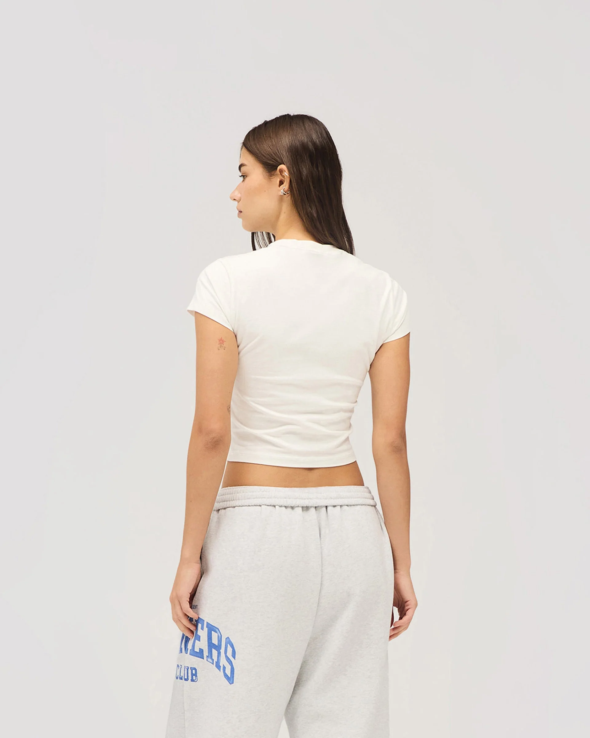 Represent Owners Club Baby Tee - Flat White - Image 7