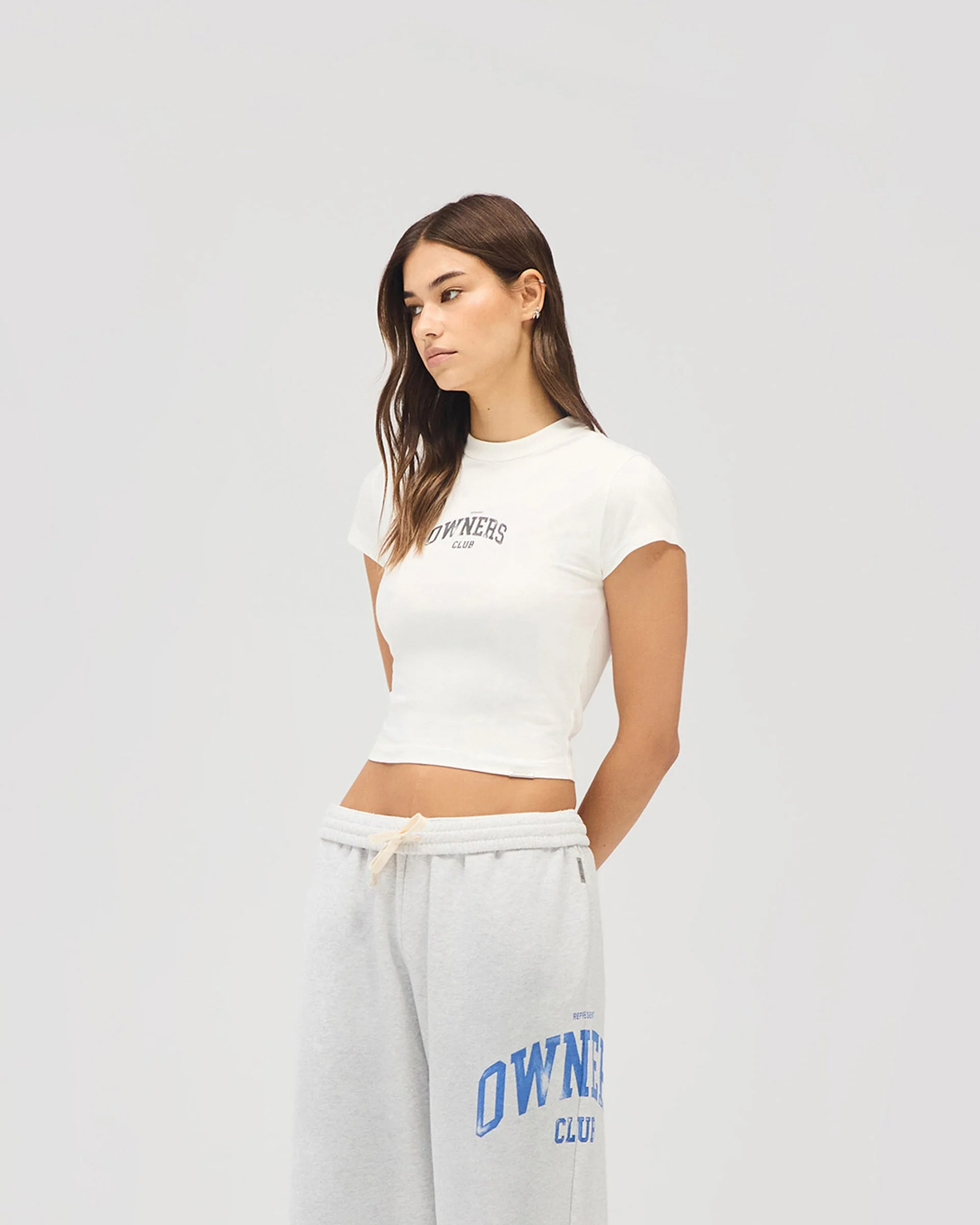 Represent Owners Club Baby Tee - Flat White - Image 8