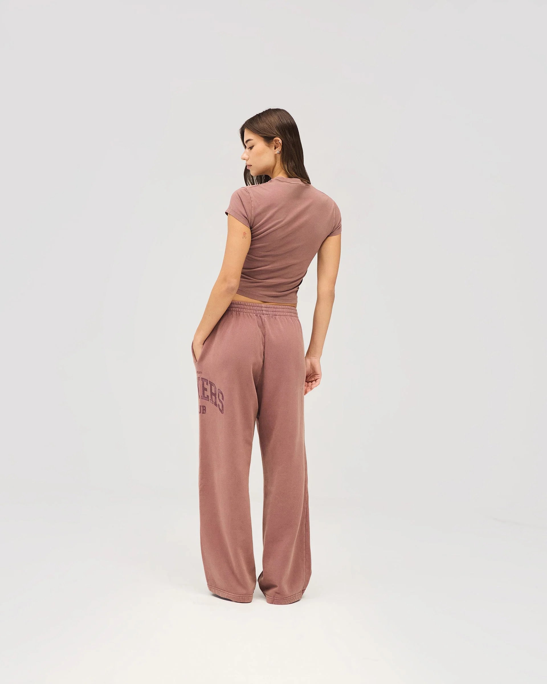 Represent Owners Club Baby Tee - Smoked Rose - Image 5