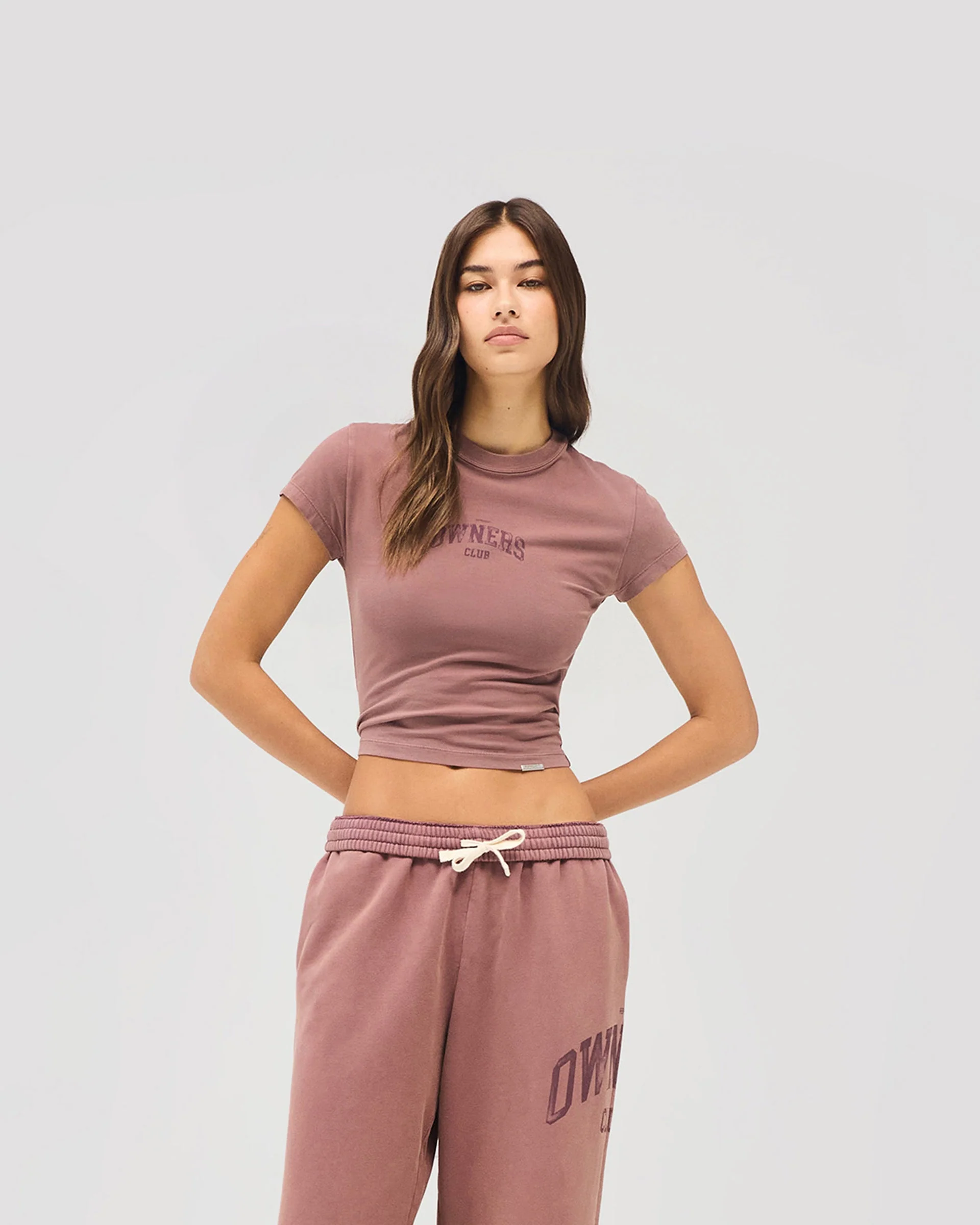 Represent Owners Club Baby Tee - Smoked Rose - Image 6
