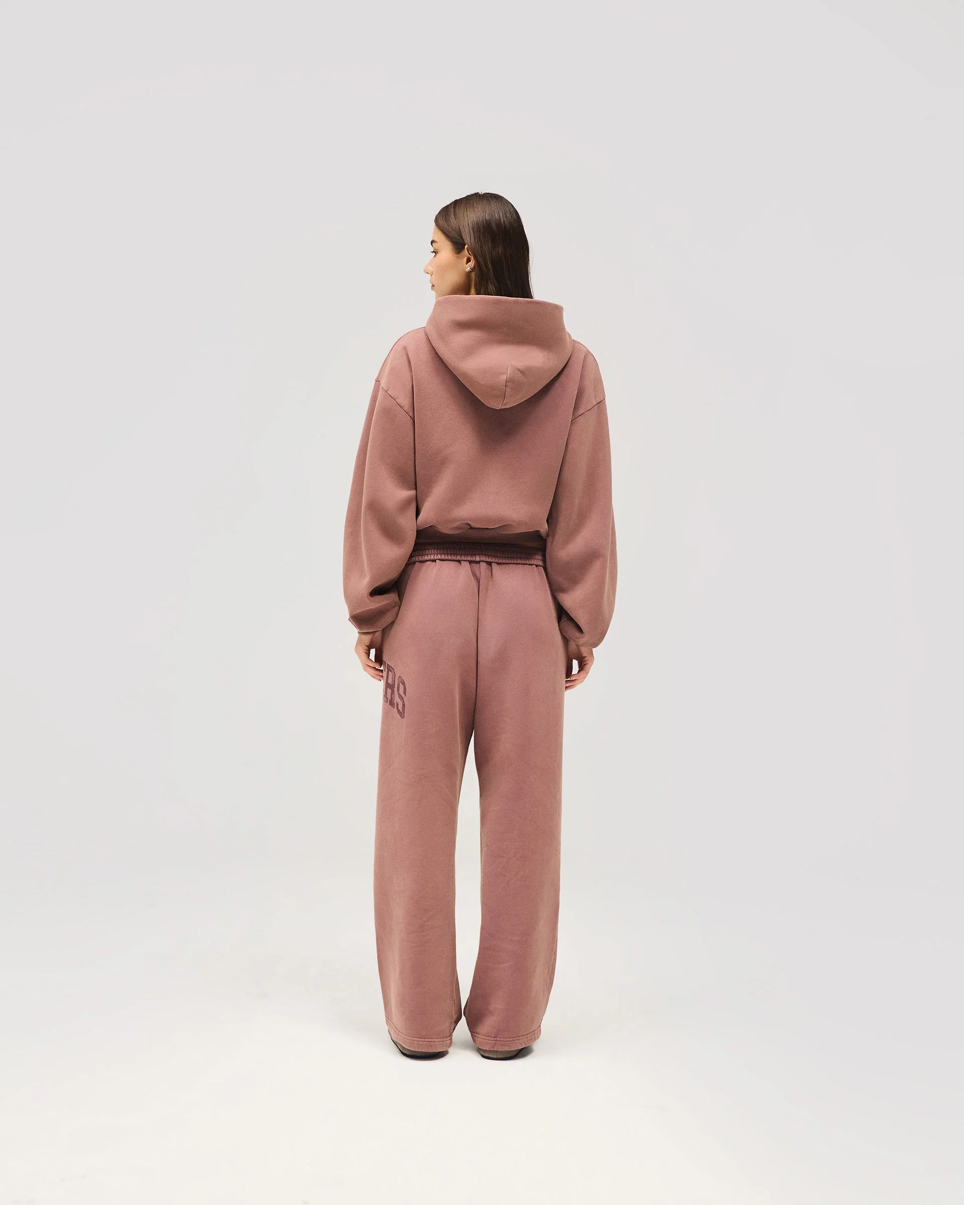Represent Owners Club Zip Through Hoodie - Smoked Rose - Image 6