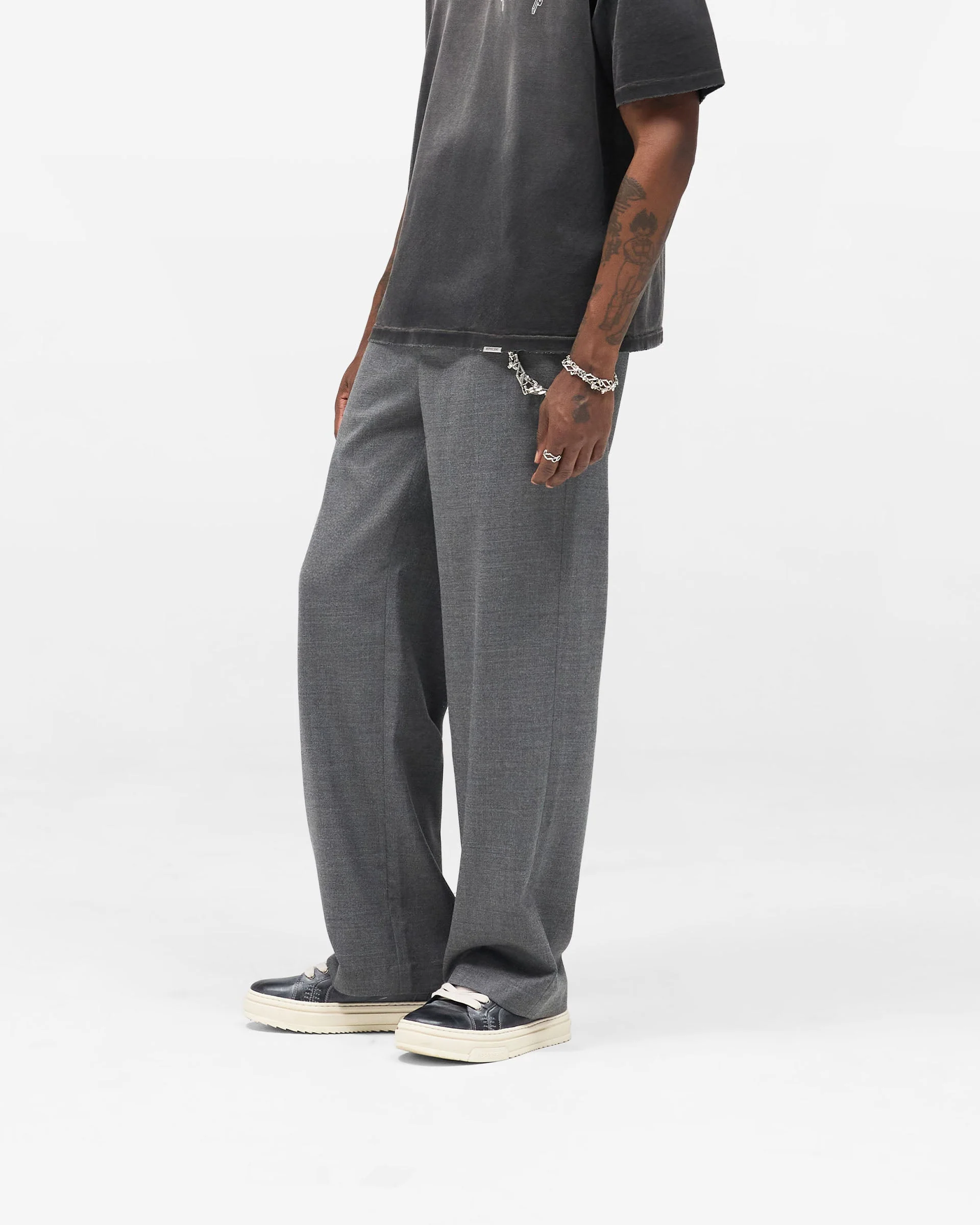 Wool Pant - Grey - Image 2