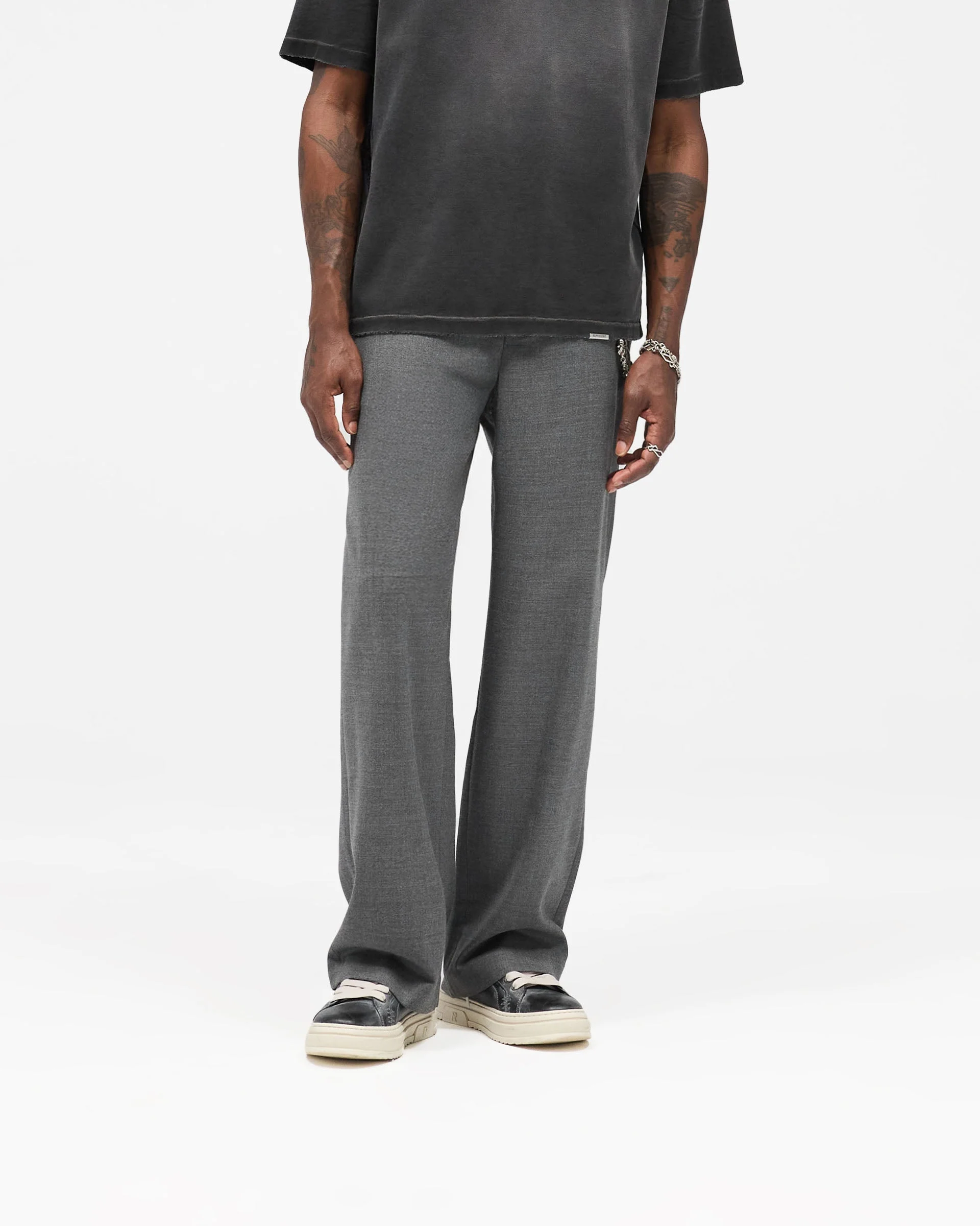Wool Pant - Grey - Image 3