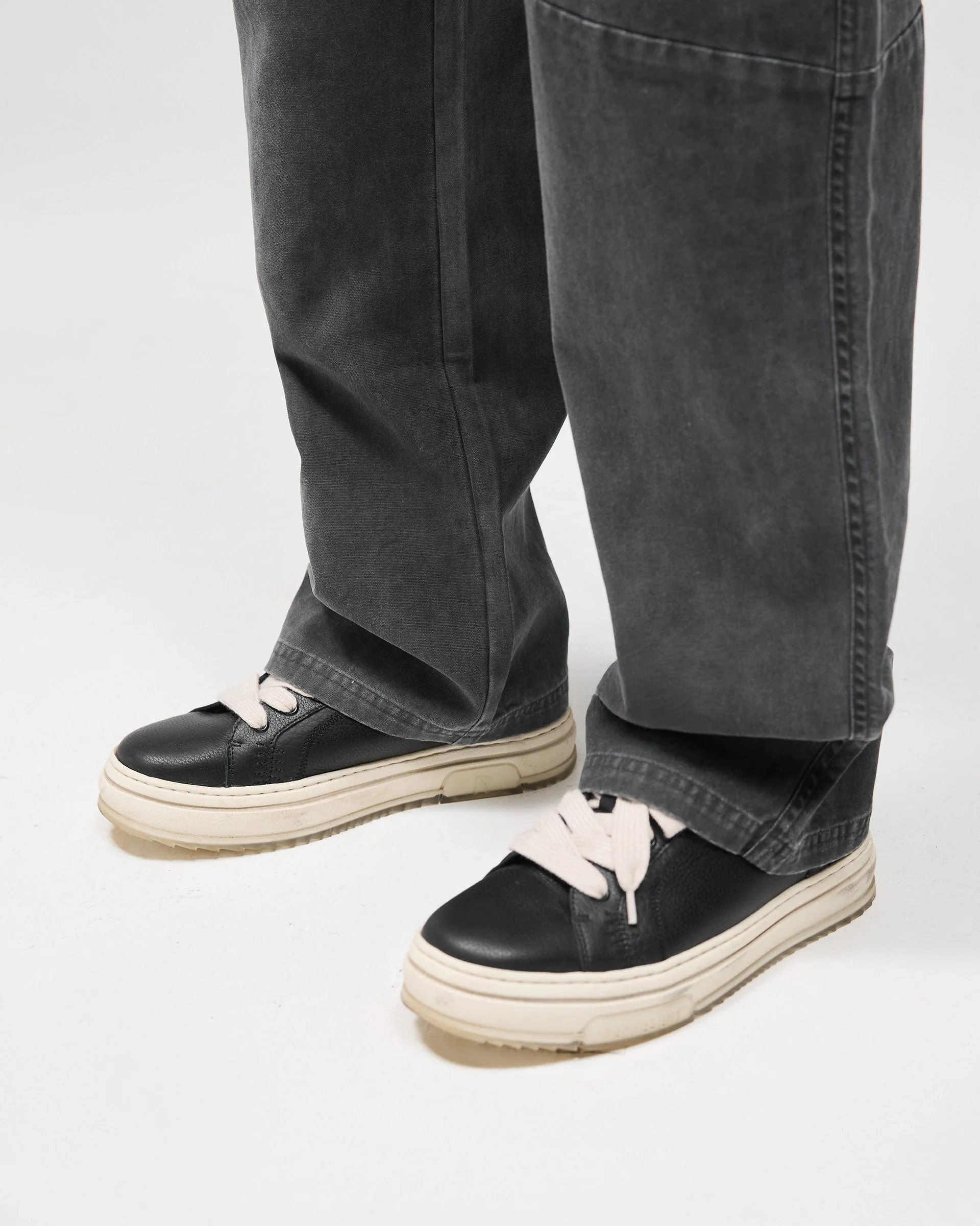 Cotton Workwear Pant - Washed Black - Image 6