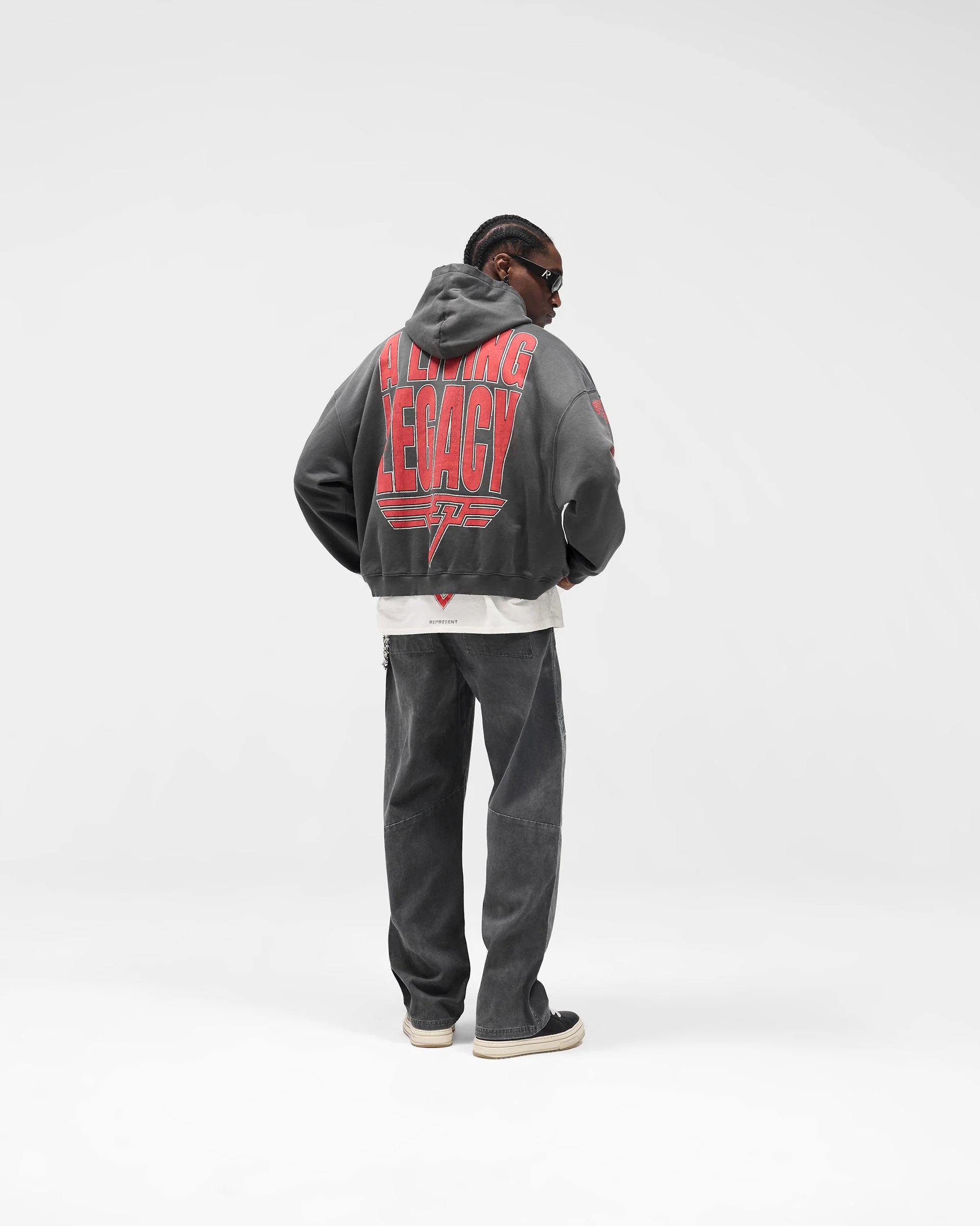 Cotton Workwear Pant - Washed Black - Image 9