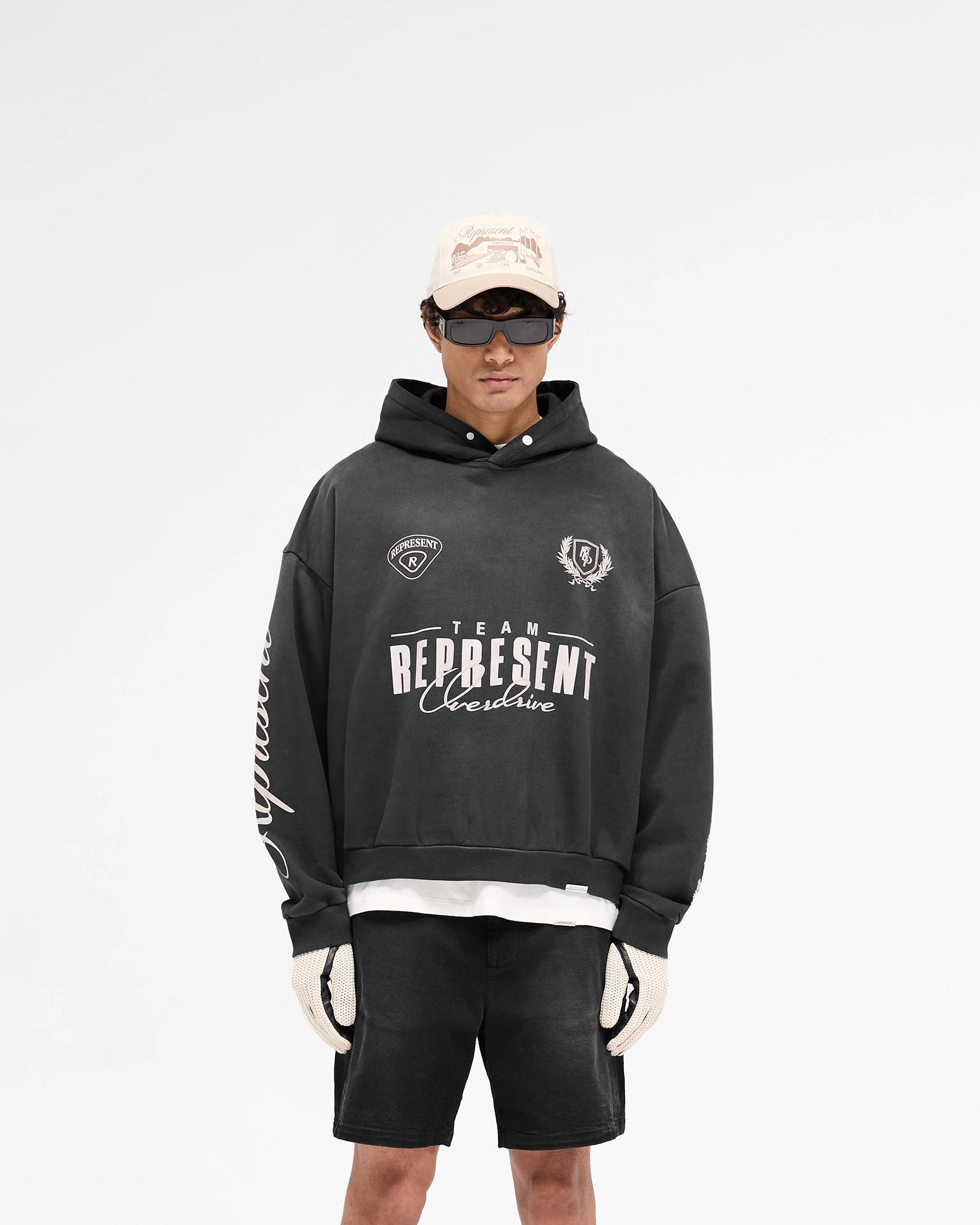 World Championship Hoodie - Stained Black - Image 3