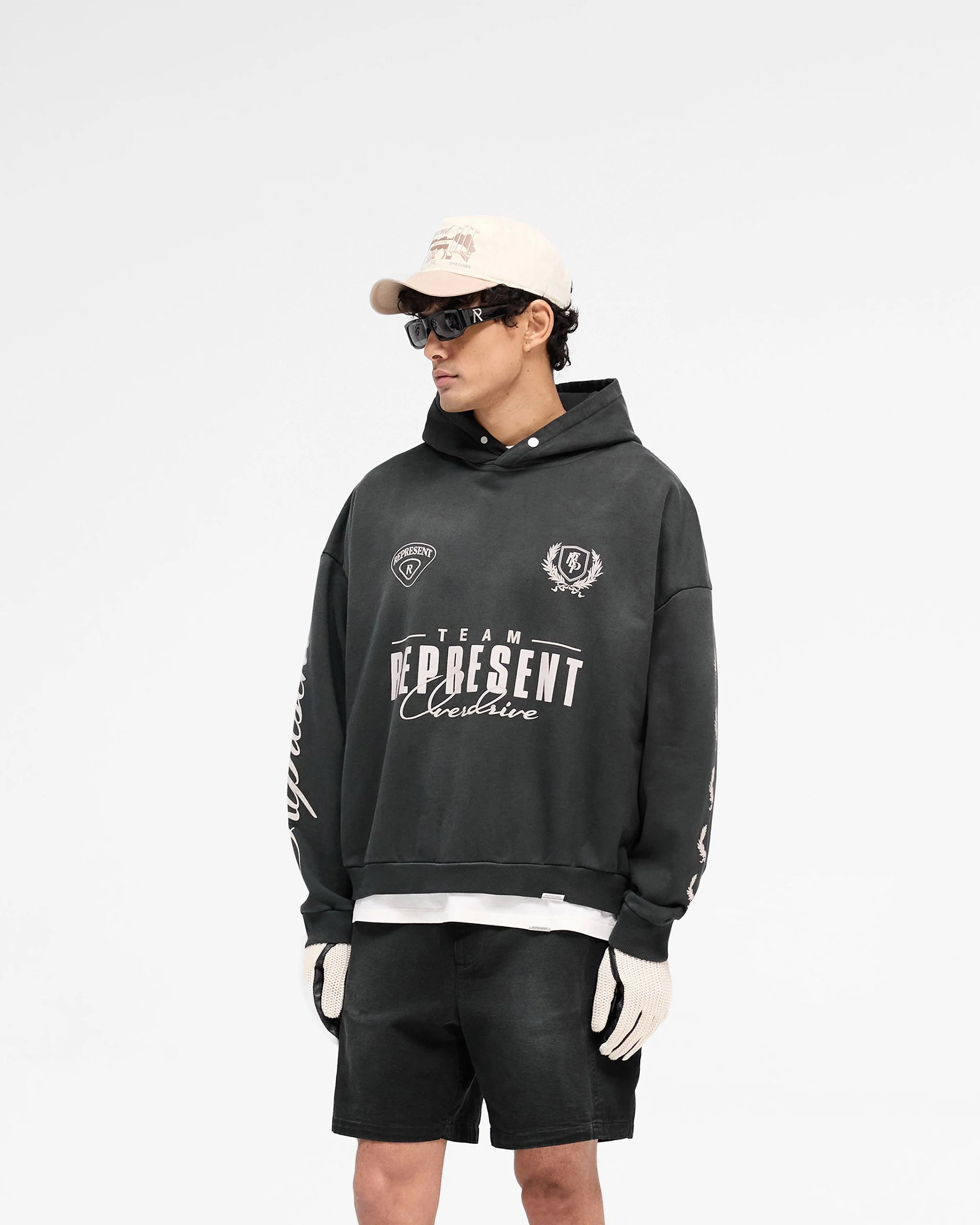 World Championship Hoodie - Stained Black - Image 4