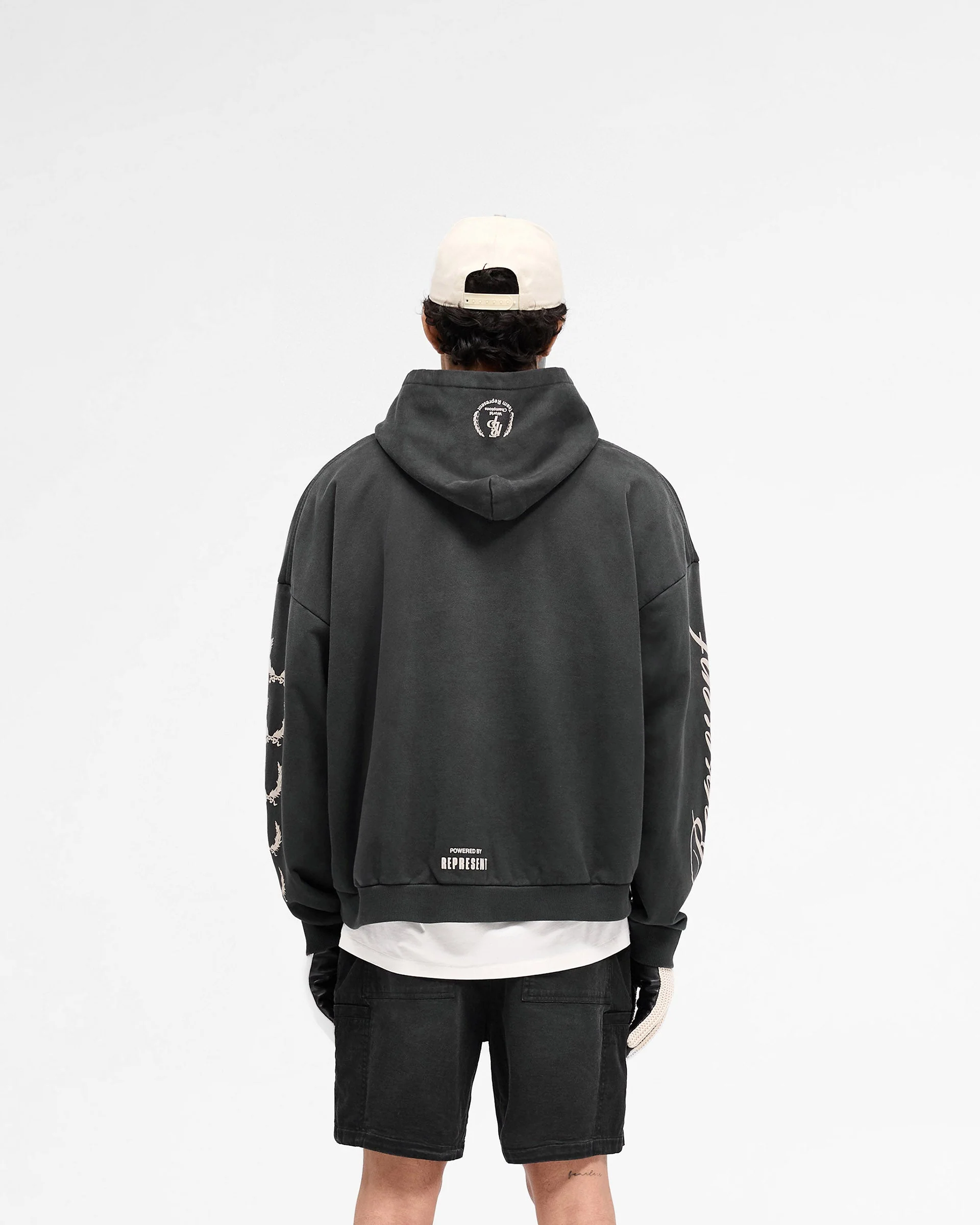 World Championship Hoodie - Stained Black - Image 5