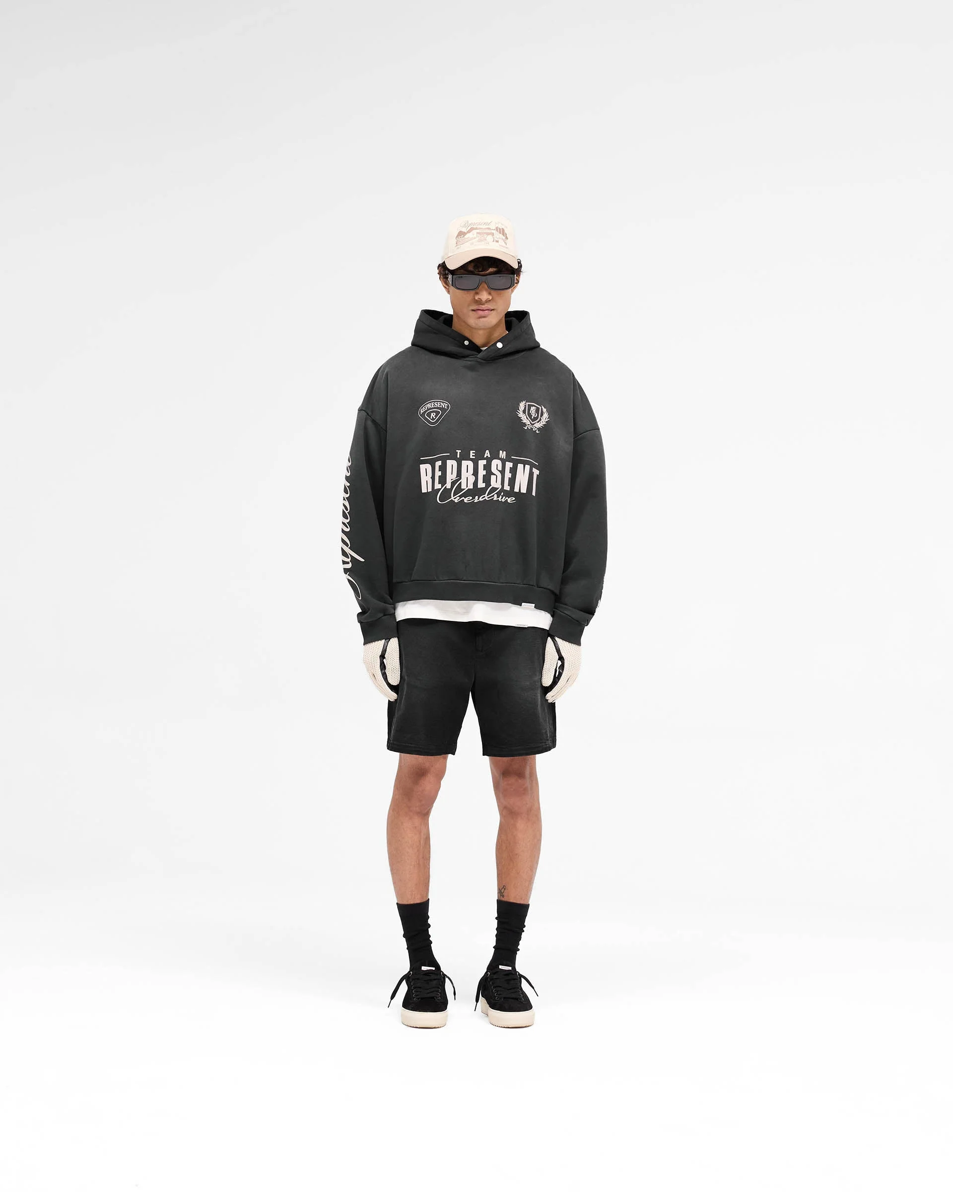 World Championship Hoodie - Stained Black - Image 6